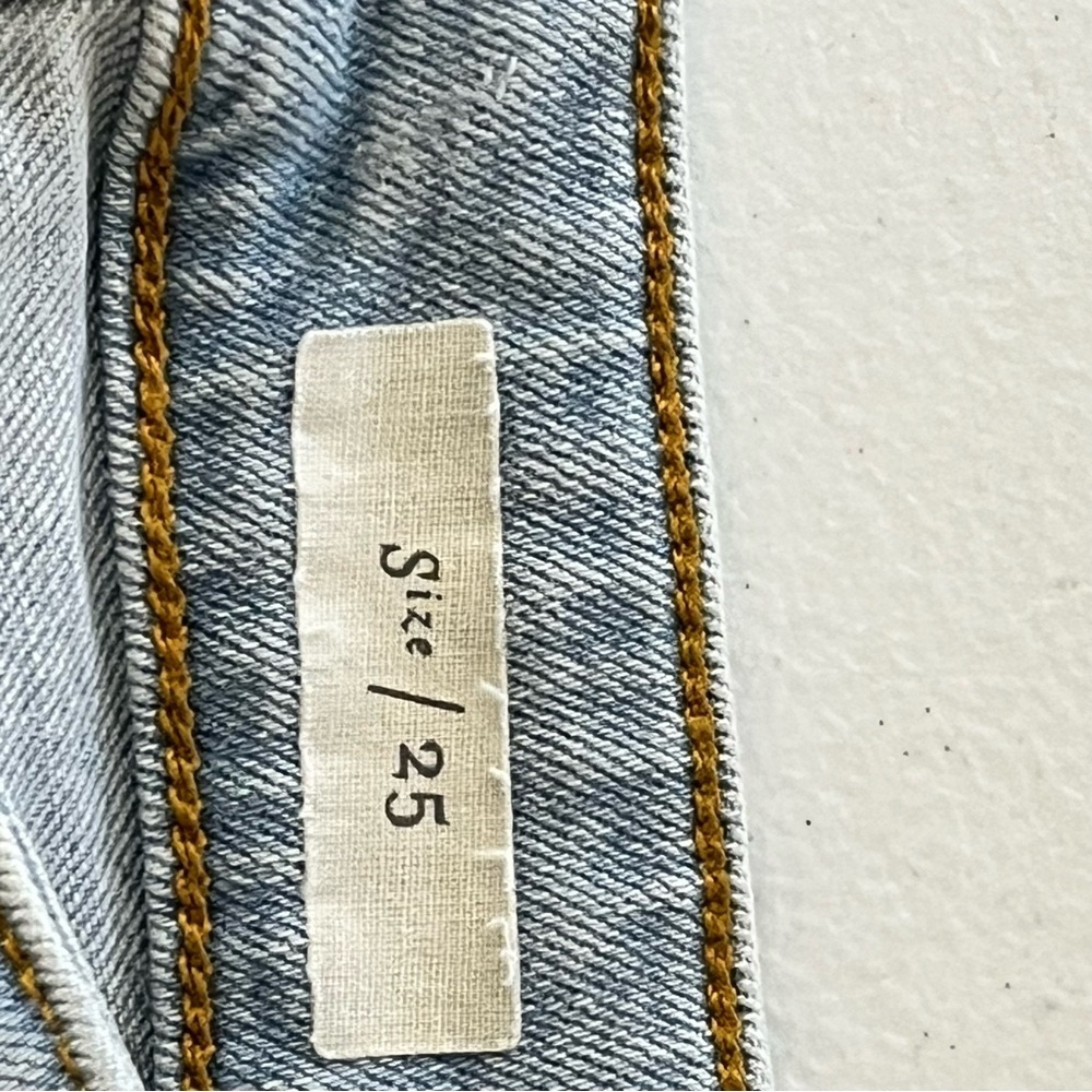 Pilcro and the Letterpress Anthropology Light Blue Floral Embroidered Jeans - Picture 9 of 11